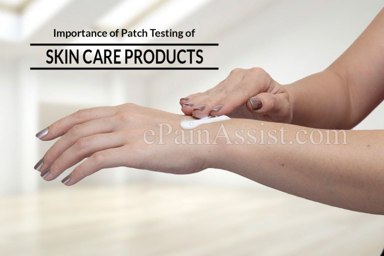 Importance of Patch Testing of Skin Care Products