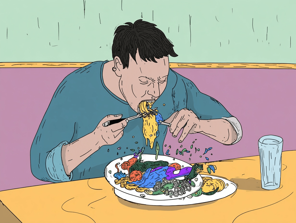 The Hidden Stress Response Behind Fast Eating and Heart Palpitations