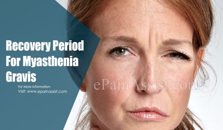 Recovery Period For Myasthenia Gravis