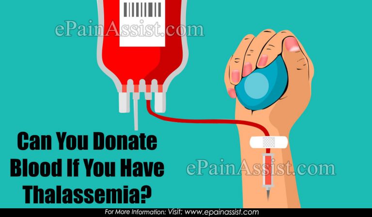 Can You Donate Blood If You Have Thalassemia?