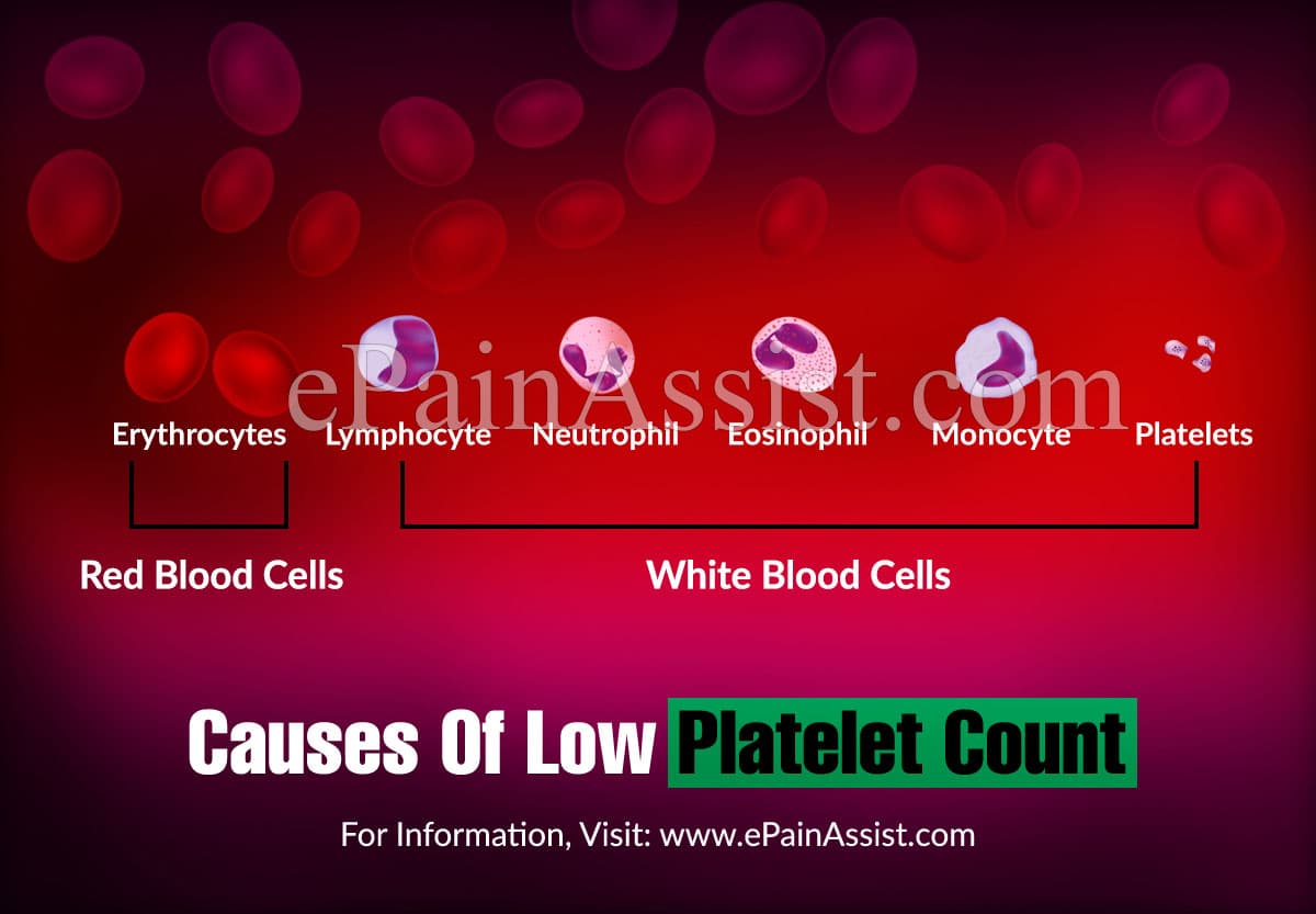 Causes Of Low Platelet Count or Thrombocytopenia