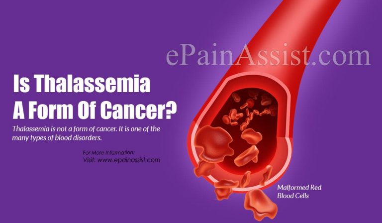 Is Thalassemia A Form Of Cancer?