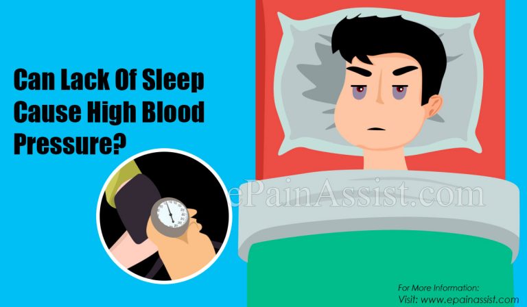 Can Lack Of Sleep Cause High Blood Pressure?