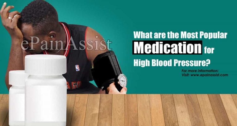 What are the Most Popular Medication for High Blood Pressure?