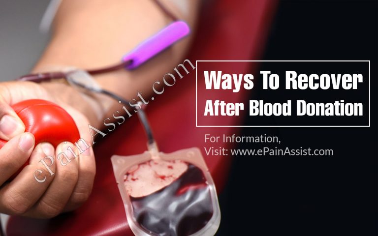 Ways To Recover After Blood Donation