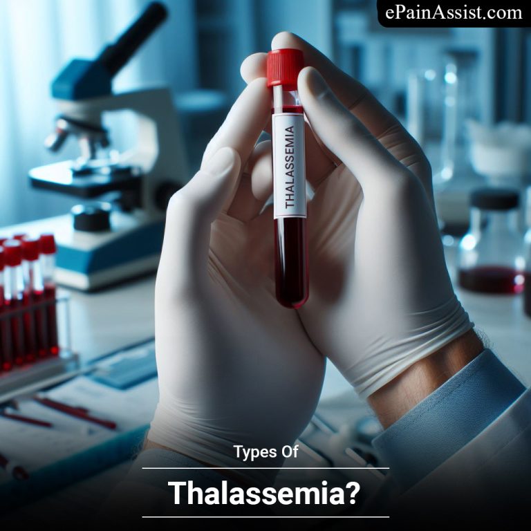 Types Of Thalassemia