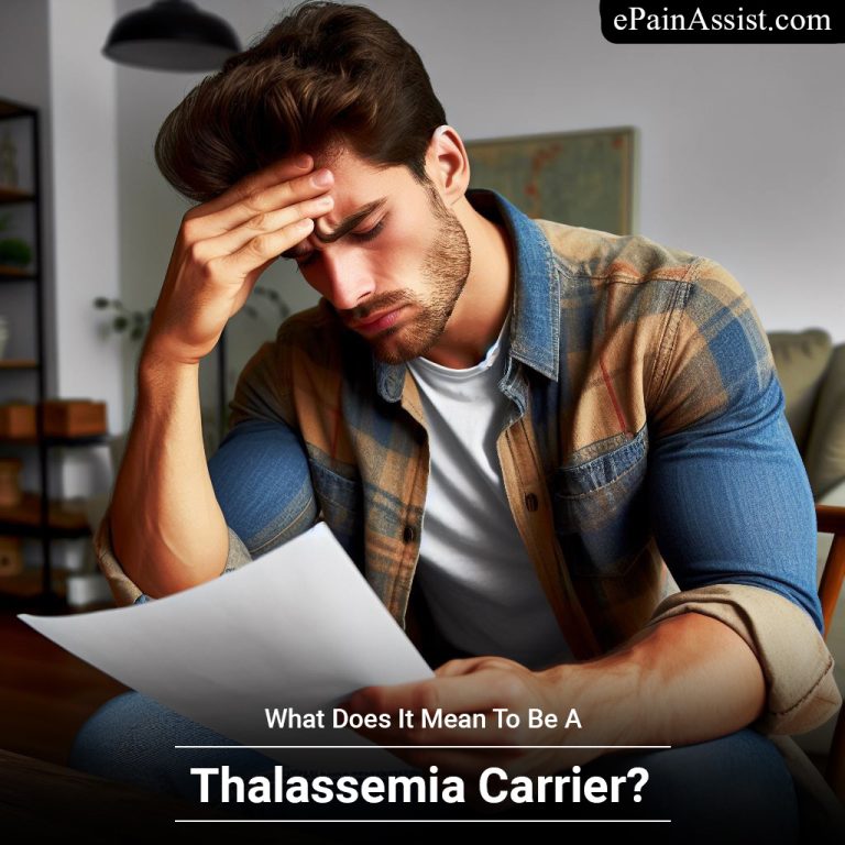 What Does It Mean To Be A Thalassemia Carrier?