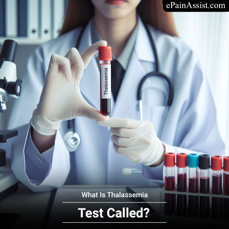 What Is Thalassemia Test Called?