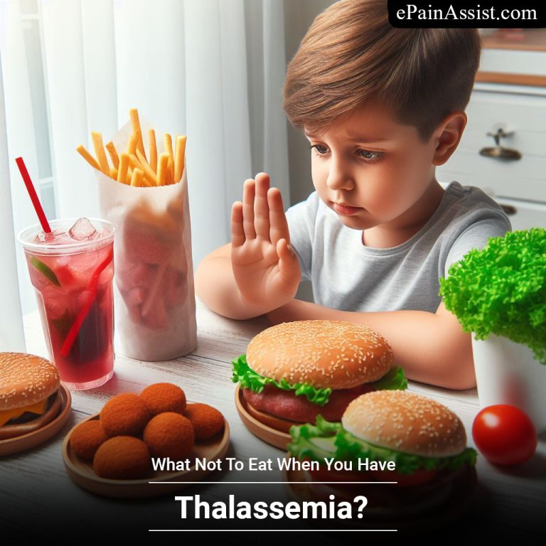 What Not To Eat When You Have Thalassemia?