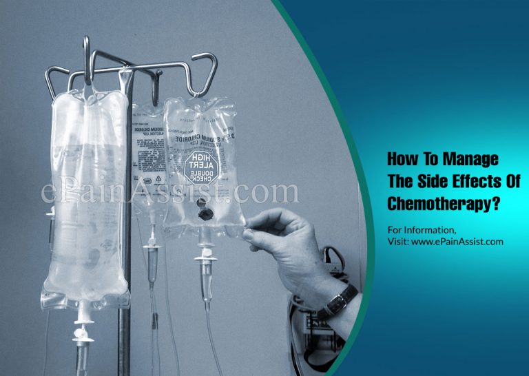 How To Manage The Side Effects Of Chemotherapy?