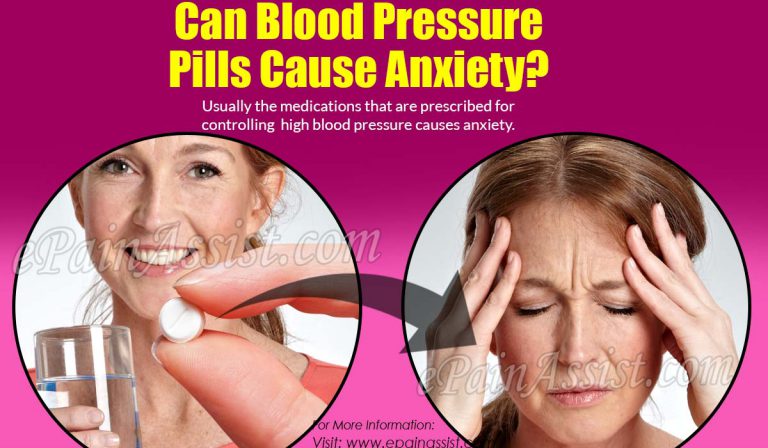 Can Blood Pressure Pills Cause Anxiety?