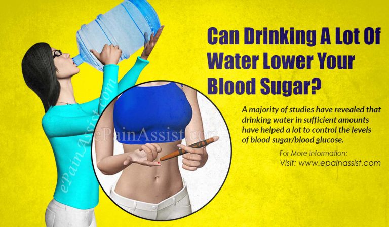 Can Drinking A Lot Of Water Lower Your Blood Sugar?