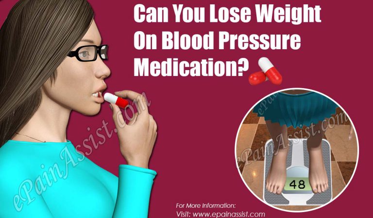 Can You Lose Weight On Blood Pressure Medication?