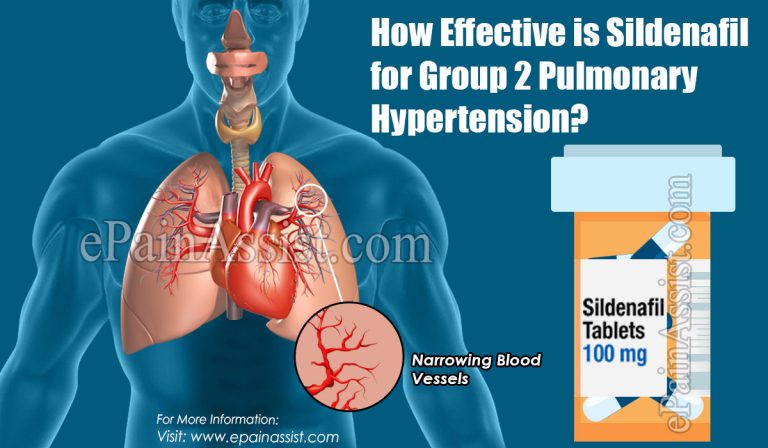 How Effective is Sildenafil for Group 2 Pulmonary Hypertension?