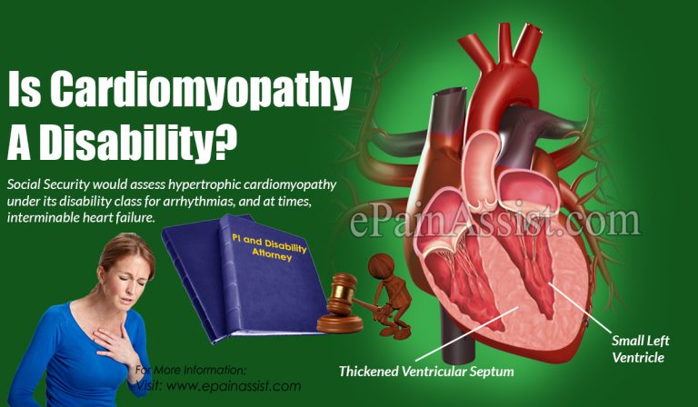 Is Cardiomyopathy A Disability?