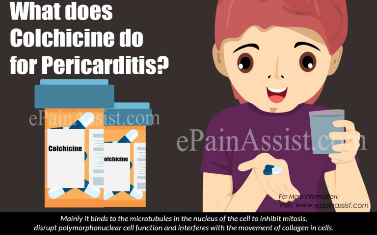 What does Colchicine do for Pericarditis?