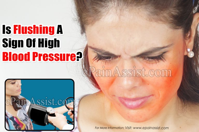 Is Flushing A Sign Of High Blood Pressure?