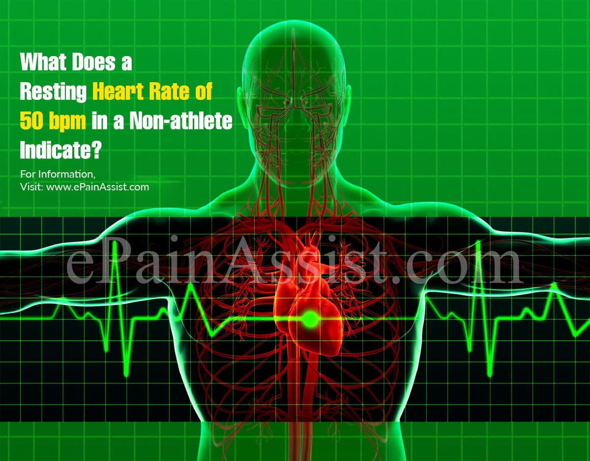 What Does a Resting Heart Rate of 50 bpm in a Non-athlete Indicate?