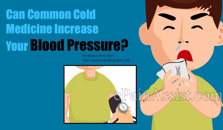 Can Common Cold Medicine Increase Your Blood Pressure?