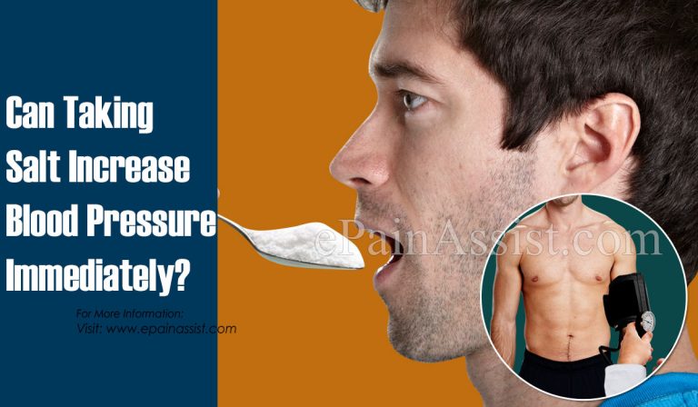 Can Taking Salt Increase Blood Pressure Immediately?
