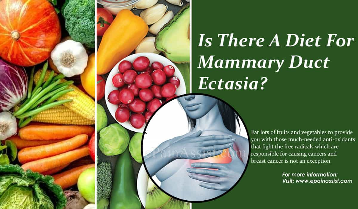 Is There A Diet For Mammary Duct Ectasia?