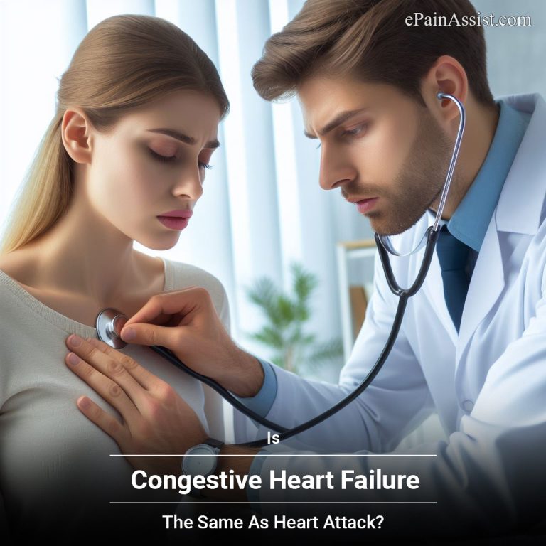 Is Congestive Heart Failure The Same As Heart Attack?