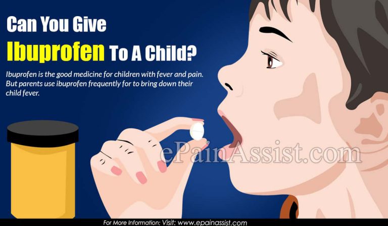 Can You Give Ibuprofen To A Child?