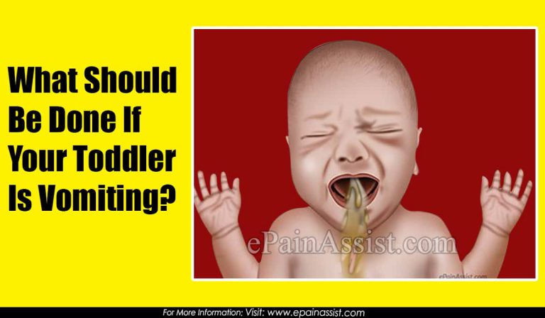 What Should Be Done If Your Toddler Is Vomiting?