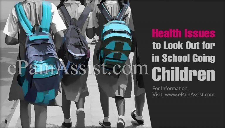 Health Issues to Look Out for in School Going Children & Ways to Deal With Them