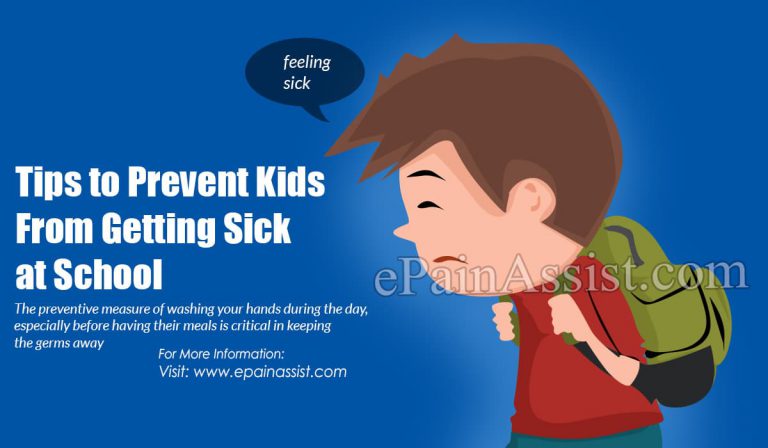 Tips to Prevent Kids From Getting Sick at School