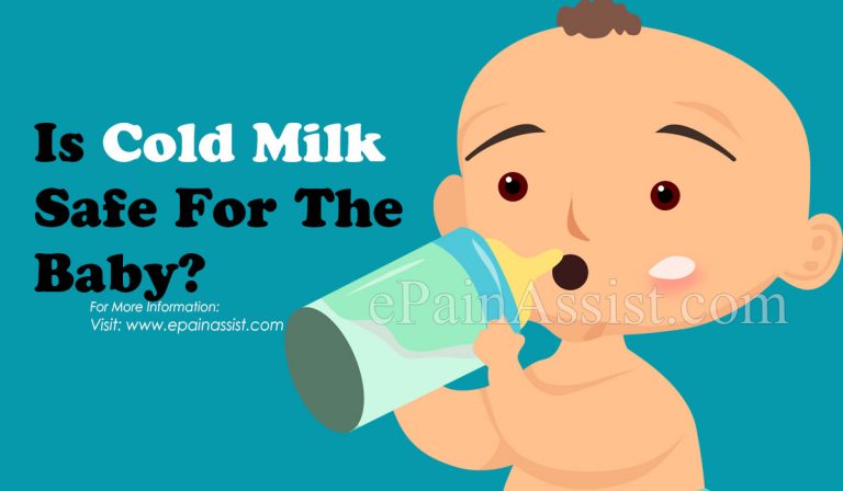 Is Cold Milk Safe For The Baby?