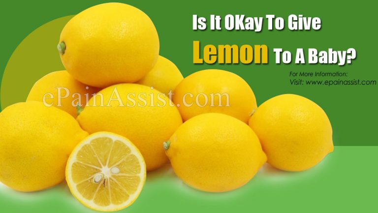 Is It OKay To Give Lemon To A Baby?