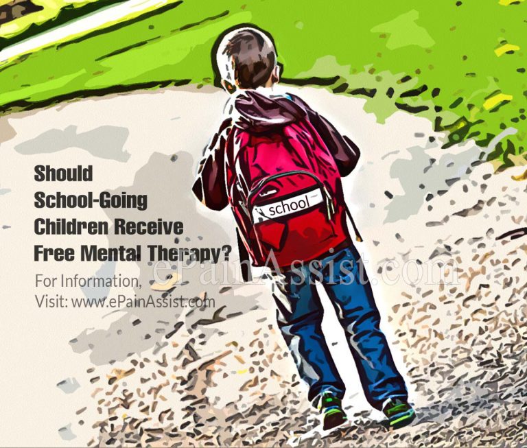 Should School-Going Children Receive Free Mental Therapy?