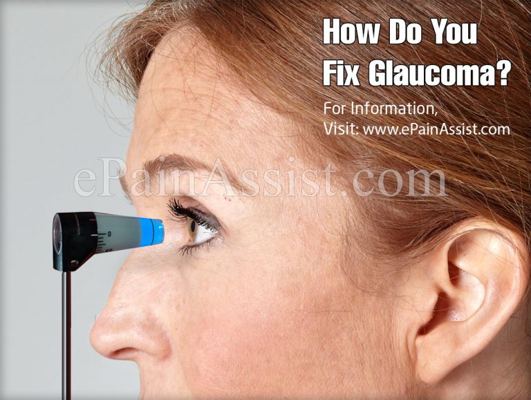 How Do You Fix Glaucoma?