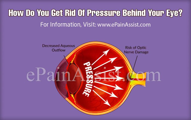 How Do You Get Rid Of Pressure Behind Your Eye?
