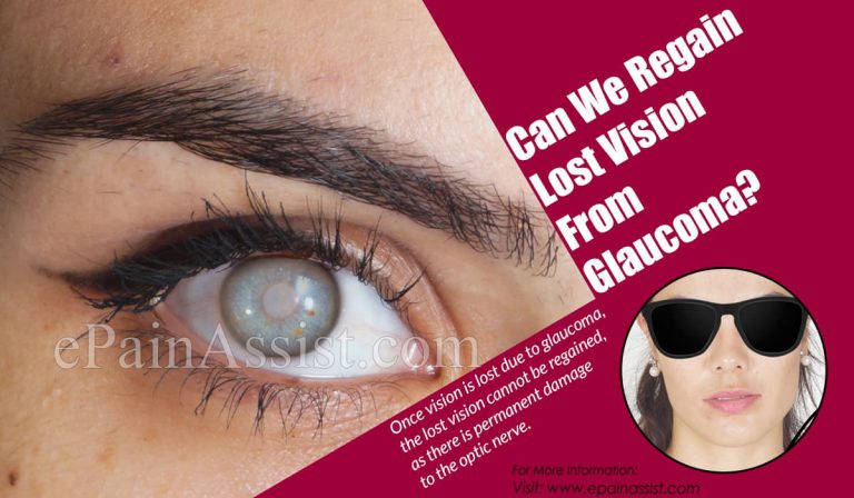 Can We Regain Lost Vision From Glaucoma?