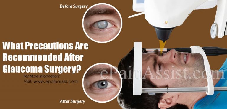 What Precautions Are Recommended After Glaucoma Surgery?
