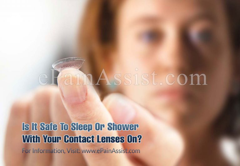 Is It Safe To Sleep Or Shower With Your Contact Lenses On?