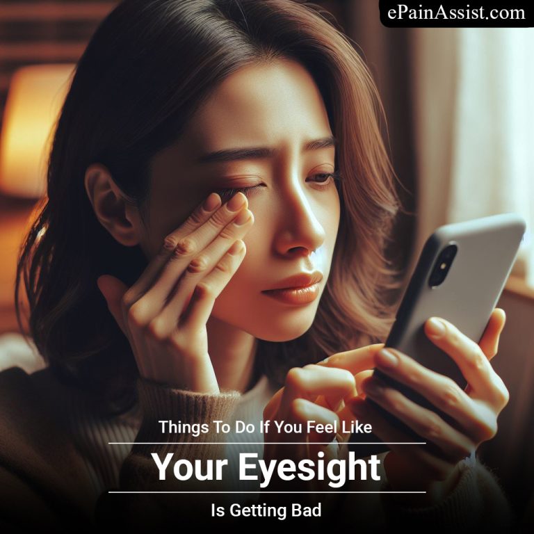 Things To Do If You Feel Like Your Eyesight Is Getting Bad