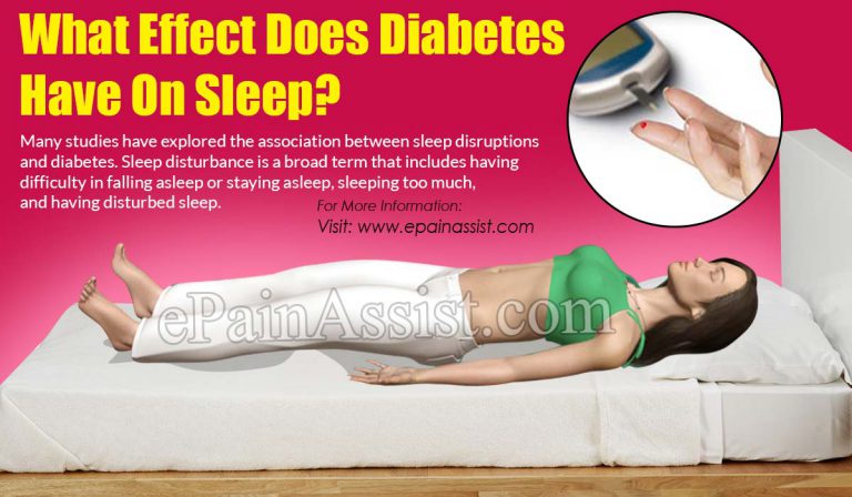 What Effect Does Diabetes Have On Sleep?
