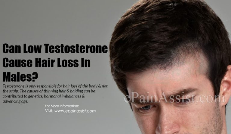 Can Low Testosterone Cause Hair Loss In Males?