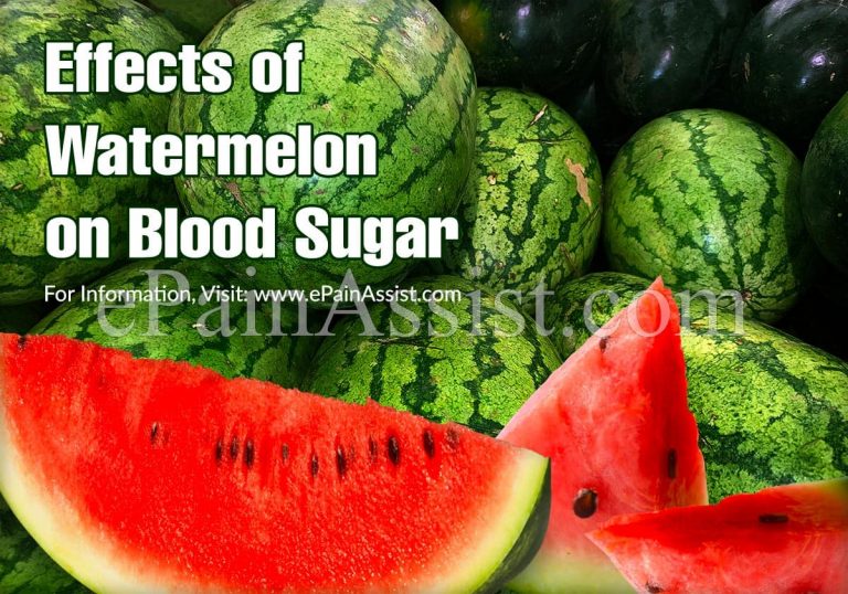 Effects of Watermelon on Blood Sugar