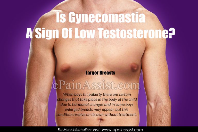 Is Gynecomastia A Sign Of Low Testosterone?