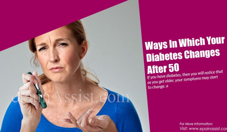 Ways In Which Your Diabetes Changes After 50