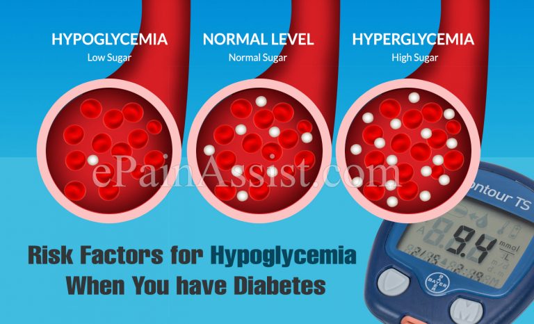 Risk Factors for Hypoglycemia when you have Diabetes