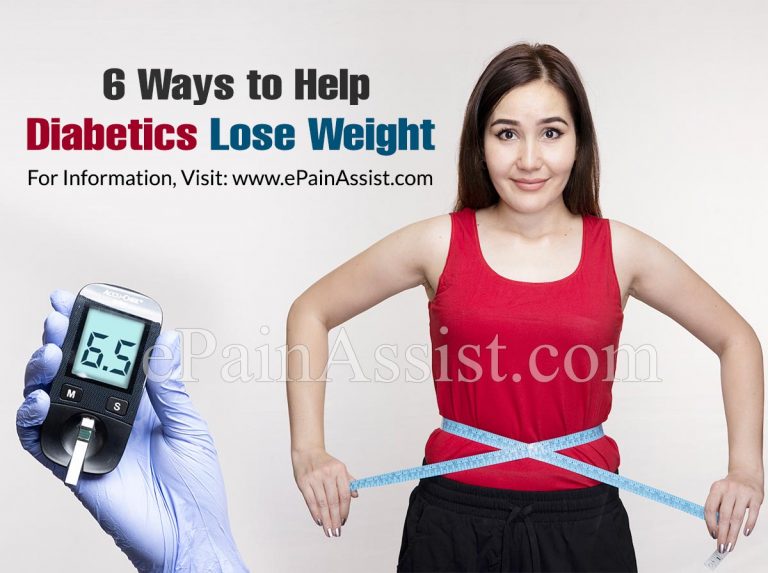 6 Ways to Help Diabetics Lose Weight