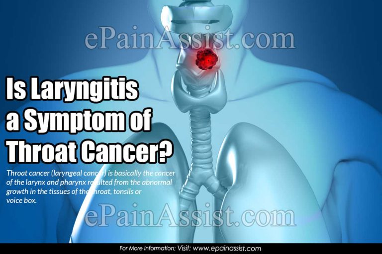 Is Laryngitis a Symptom of Throat Cancer?