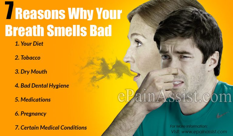 7 Reasons Why Your Breath Smells Bad