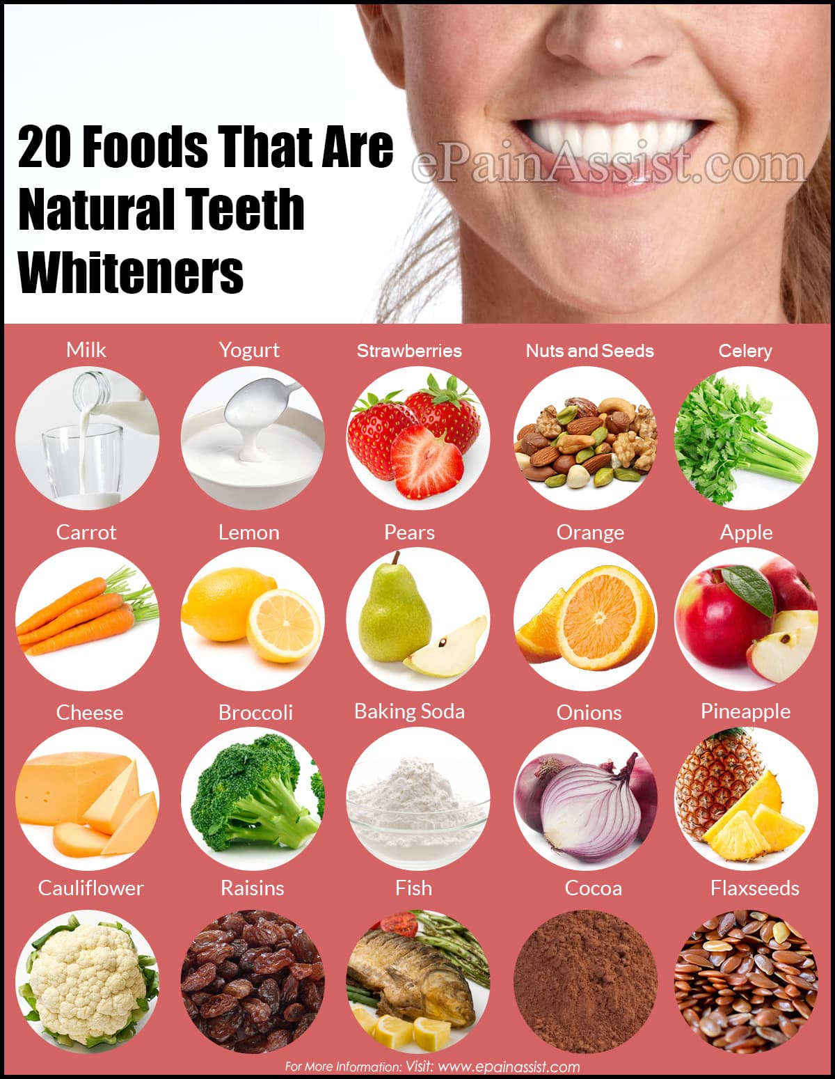 20 Foods That Are Natural Teeth Whiteners