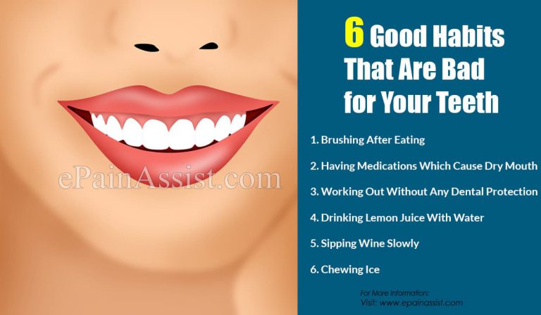 6 Good Habits That Are Bad for Your Teeth